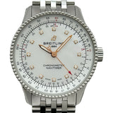 ブライトリング BREITLING ナビタイマー オートマチック 35 A17395 ホワイトシェル ステンレススチール 自動巻き メンズ 腕時計