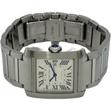 カルティエ Cartier タンクフランセーズLM WSTA0067 シルバー ステンレススチール 自動巻き メンズ 腕時計