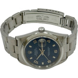 ロレックス ROLEX オイスターパーペーチュアルデイト 15200 ブルー ステンレススチール 自動巻き レディース 腕時計