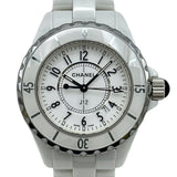 シャネル CHANEL J12 33MM 世界50本限定 H1637 ホワイト セラミック/ステンレススチール クオーツ ユニセックス 腕時計