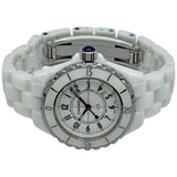 シャネル CHANEL J12 33MM 世界50本限定 H1637 ホワイト セラミック/ステンレススチール クオーツ ユニセックス 腕時計