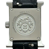 エルメス HERMES Hウォッチ ミニ HH1.131 ホワイトシェル ステンレススチール クオーツ レディース 腕時計