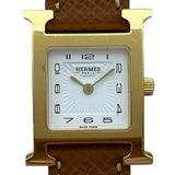 エルメス HERMES Hウォッチ HH1.201 ホワイト ステンレススチール クオーツ レディース 腕時計