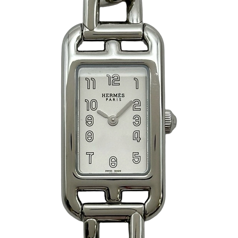 エルメス HERMES ナンタケット NA2.110 シルバー ステンレススチール