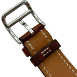 エルメス HERMES Hウォッチ ドゥブルトゥール HH1.210 シルバー ステンレススチール クオーツ レディース 腕時計