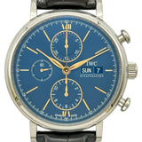 インターナショナルウォッチカンパニー IWC ポートフィノ クロノグラフ IW391036 ブルー ステンレススチール 自動巻き メンズ 腕時計