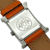 エルメス HERMES Hウォッチ 2001年銀座限定モデル HH1.210.832/GOR オレンジ/ホワイト ステンレススチール クオーツ レディース 腕時計