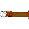 エルメス HERMES Hウォッチ 2001年銀座限定モデル HH1.210.832/GOR オレンジ/ホワイト ステンレススチール クオーツ レディース 腕時計