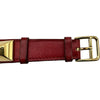 エルメス HERMES メドール ME1.201 ホワイト 金メッキ/ステンレススチール クオーツ レディース 腕時計