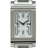 ブルガリ BVLGARI レッタンゴロ RT39S ホワイト ステンレススチール クオーツ ユニセックス 腕時計