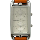 エルメス HERMES ケープコッド ドゥゾーン ドゥブルトゥール CC3.210 シルバー ステンレススチール クオーツ レディース 腕時計