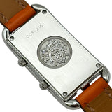 エルメス HERMES ケープコッド ドゥゾーン ドゥブルトゥール CC3.210 シルバー ステンレススチール クオーツ レディース 腕時計