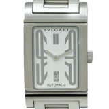 ブルガリ BVLGARI レッタンゴロ RT45S ホワイト ステンレススチール 自動巻き ボーイズ 腕時計