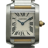 カルティエ Cartier タンクフランセーズ SM W51007Q4 アイボリー/ゴールド ステンレススチール クオーツ レディース 腕時計