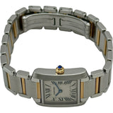 カルティエ Cartier タンクフランセーズ SM W51007Q4 アイボリー/ゴールド ステンレススチール クオーツ レディース 腕時計