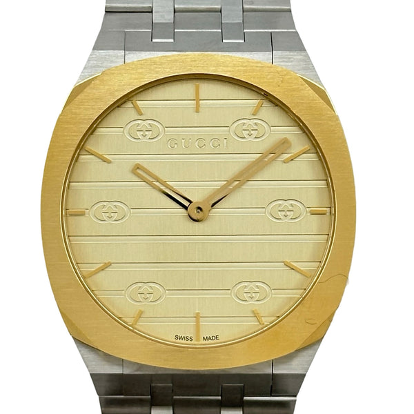 グッチ GUCCI GUCCI 25H 163.4/YA163405 ゴールド ステンレススチール