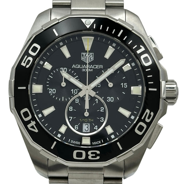 ★　TAG HEUER　アクアレーサー　クロノグラフ　300m メンズ腕時計 タグ・ホイヤー TAG HEUER アクアレーサークロノグラフ CAY111A.BA0927