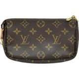 ルイ・ヴィトン LOUIS VUITTON ミニ・ポシェット・アクセソワール M58009 ブラウン モノグラムキャンバス レディース ショルダーバッグ