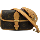 ルイ・ヴィトン LOUIS VUITTON ナノ・ディアヌ M83298 ブラウン モノグラムキャンバス レディース ショルダーバッグ