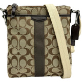 コーチ COACH シグネチャーショルダーバッグ F51157 ブラウン シグネチャーキャンバス レディース ショルダーバッグ