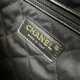 シャネル CHANEL CHANEL22 バッグ ブラック ゴールド金具 シャイニーカーフスキン レディース ハンドバッグ