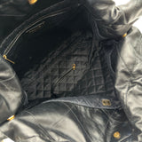 シャネル CHANEL CHANEL22 バッグ ブラック ゴールド金具 シャイニーカーフスキン レディース ハンドバッグ