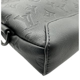 ルイ・ヴィトン LOUIS VUITTON デュオ・スリングデュオバッグ M21890 ブラック モノグラムシャドウレザー メンズ ボディバッグ