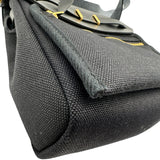 エルメス HERMES エールバッグジップ ミニ G刻印 ブラック ゴールド金具 トワル/ハンター レディース ショルダーバッグ