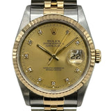 ロレックス ROLEX デイトジャスト 16233G ゴールド ゴールド/ステンレススチール 自動巻き メンズ 腕時計
