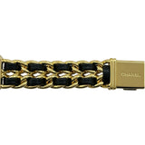 シャネル CHANEL プルミエール S H0001 ブラック メッキ クオーツ レディース 腕時計
