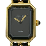 シャネル CHANEL プルミエール S H0001 ブラック メッキ クオーツ レディース 腕時計