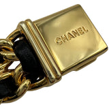 シャネル CHANEL プルミエール S H0001 ブラック ゴールドプレーテッド クオーツ レディース 腕時計