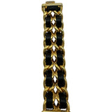 シャネル CHANEL プルミエール S H0001 ブラック ゴールドプレーテッド クオーツ レディース 腕時計