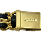 シャネル CHANEL プルミエール S H0001 ブラック メッキ クオーツ レディース 腕時計