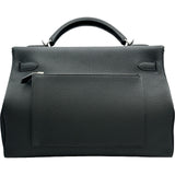 エルメス HERMES ケリー42 マキシ W刻印 ブラック シルバー金具 トゴ メンズ ショルダーバッグ
