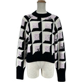シャネル CHANEL ココマークカシミヤニットセーター P77885 ブラック カシミヤ レディース セーター