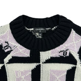 シャネル CHANEL ココマークカシミヤニットセーター P77885 ブラック カシミヤ レディース セーター