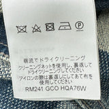 ルイ・ヴィトン LOUIS VUITTON ダミエクラシックデニムジャケット HQA76W ブルー デニム メンズ デニムジャケット