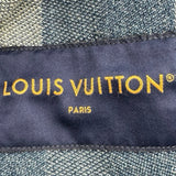 ルイ・ヴィトン LOUIS VUITTON ダミエクラシックデニムジャケット HQA76W ブルー デニム メンズ デニムジャケット