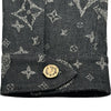 ルイ・ヴィトン LOUIS VUITTON モノグラム総柄デニムジャケット HQA40W ブラック デニム メンズ デニムジャケット