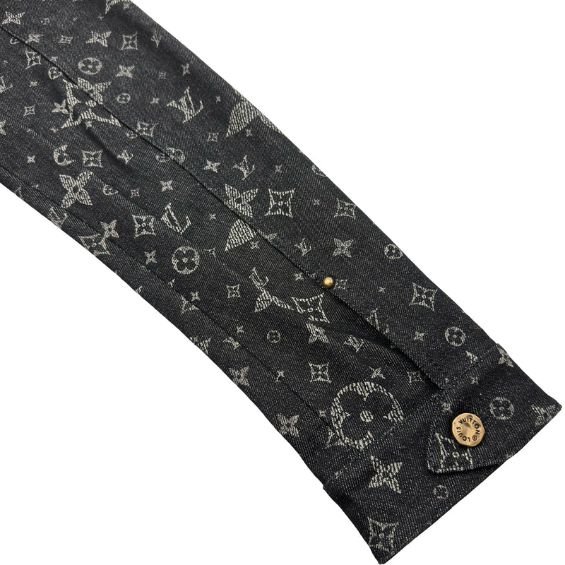 ルイ・ヴィトン LOUIS VUITTON モノグラム総柄デニムジャケット HQA40W