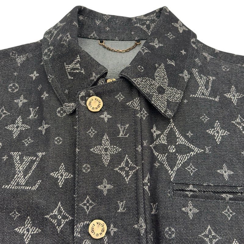 ルイ・ヴィトン LOUIS VUITTON モノグラム総柄デニムジャケット HQA40W