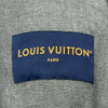 ルイ・ヴィトン LOUIS VUITTON モノグラム総柄デニムジャケット HQA40W ブラック デニム メンズ デニムジャケット