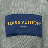 ルイ・ヴィトン LOUIS VUITTON モノグラム総柄デニムジャケット HQA40W ブラック デニム メンズ デニムジャケット
