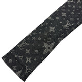 ルイ・ヴィトン LOUIS VUITTON モノグラム総柄デニムジャケット HQA40W ブラック デニム メンズ デニムジャケット