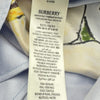 バーバリー BURBERRY ハイグローブ ハニービーシルクシャツワンピース 8110190 ブルー シルク レディース ワンピース