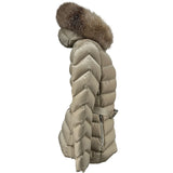 モンクレール MONCLER CUPIDONE ダウンジャケット ベージュ ナイロン レディース ダウンジャケット