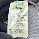 フェンディ FENDI FFテディベアニットセーター JUG037 グレー ウール レディース セーター