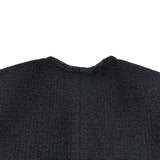 シャネル CHANEL カメリアココマークボタンツイードジャケット P75863 ブラック ツイード レディース その他アウター