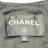 シャネル CHANEL カメリアココマークボタンツイードジャケット P75863 ブラック ツイード レディース その他アウター
